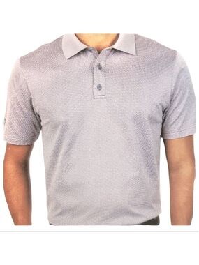 🎈$5 add on| 𝅺 MEN’S Sun-ice Golf Shirt. Light grey small.